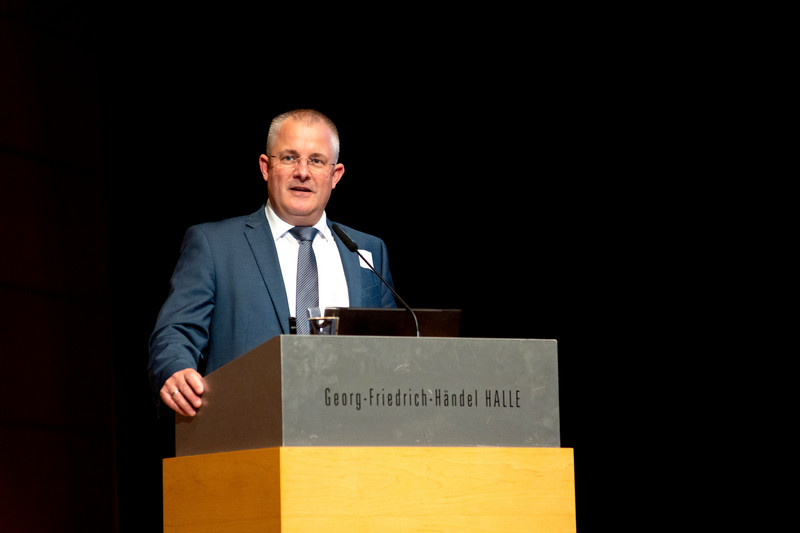 Markus Behrens, Vorsitzender der Arbeitsagentur-Geschäftsführung der Regionaldirektion Sachsen-Anhalt-Thüringen, RÜMSA Fachtag Halle